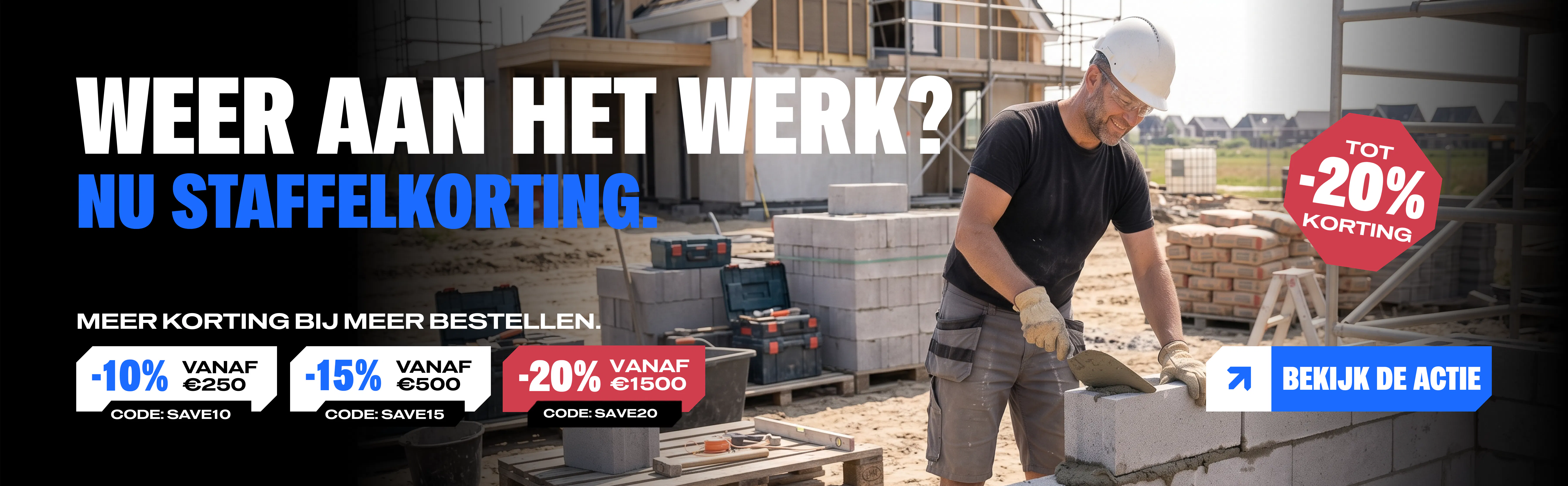 Actie banner