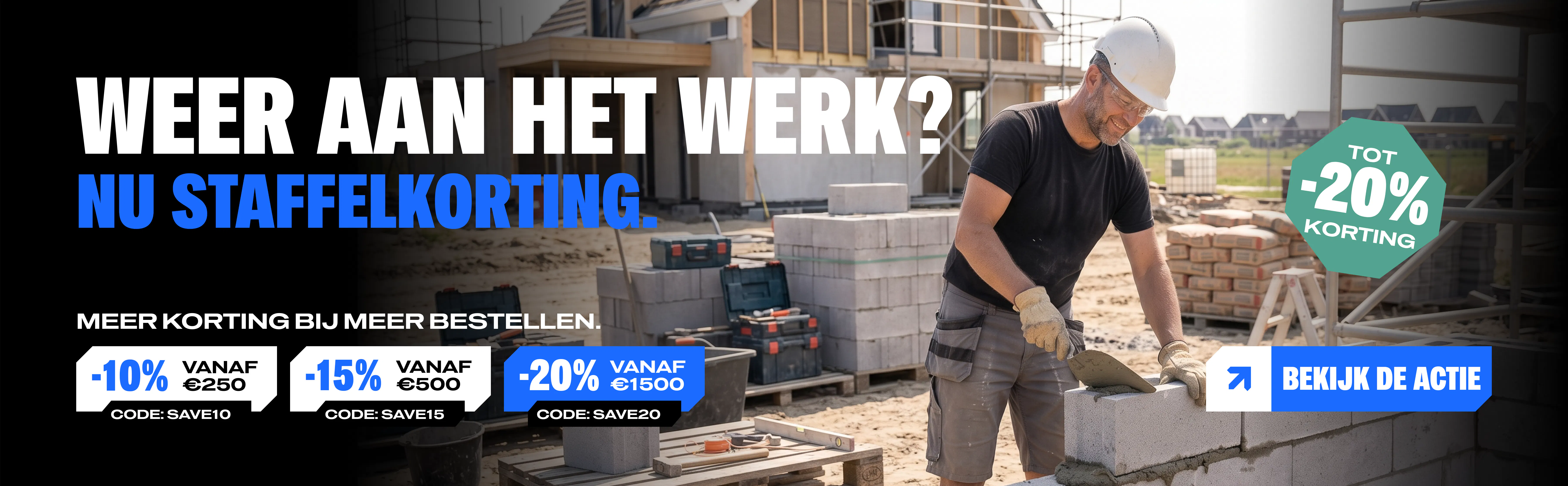 Actie banner