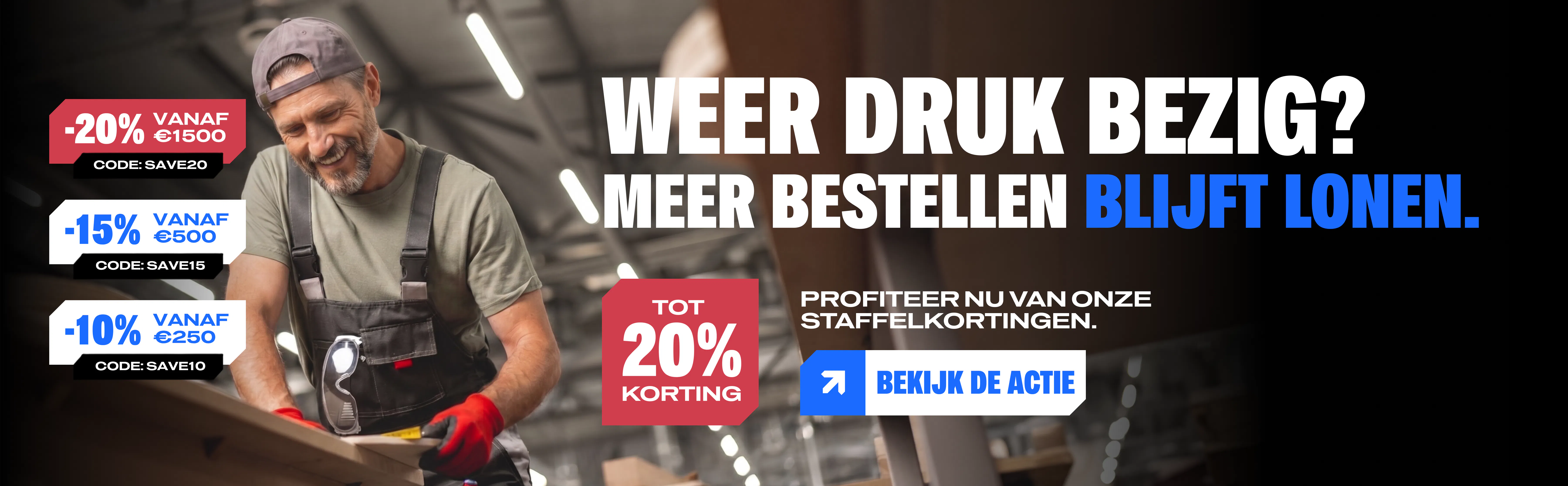 Actie banner