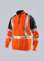 BP® 2137 Sweatshirt-Zip, hohe Sichtbarkeit, reflektierend Vorschaubild