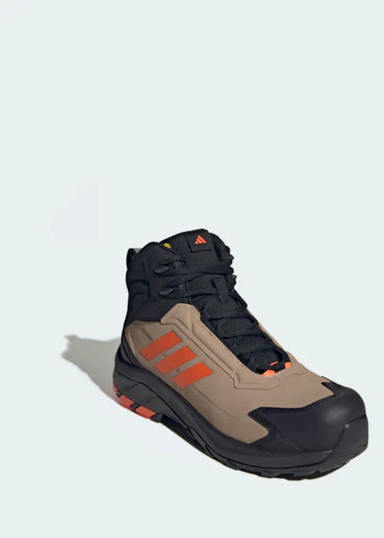 adidas Granor Mid S3S Bruin/Oranje Werkschoenen