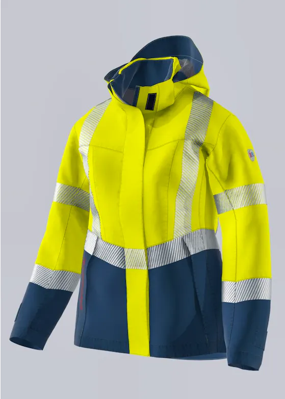 BP®: Leichte, wetterfeste Multinorm-Jacke mit hoher Sichtbarkeit (APC2) für Damen, 2224