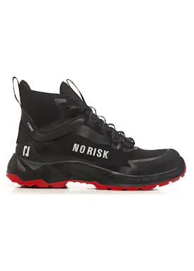 No Risk X-treme Mid Black Red S3 Werkschoen