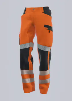 BP® pantalon stretch haute visibilité avec poches pour genouillères pour femmes 2046 thumbnail (vignette)