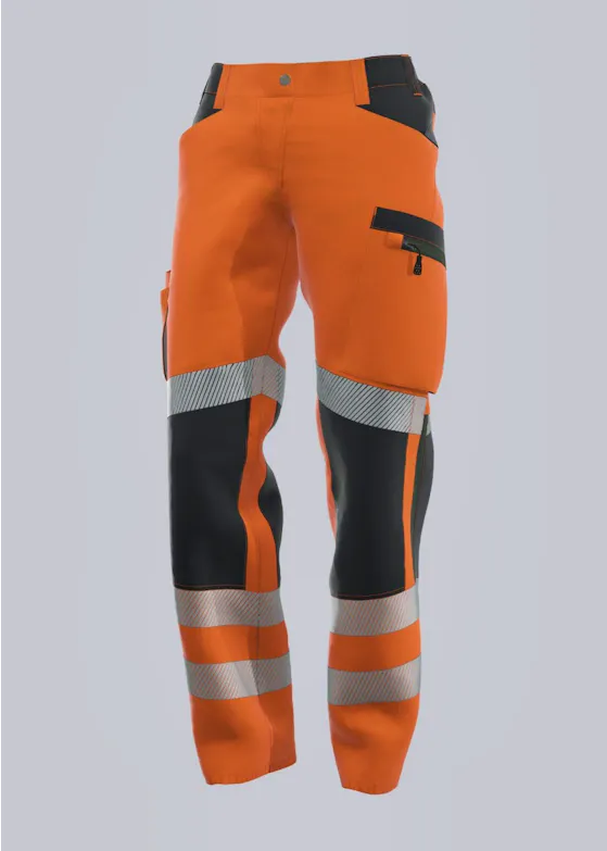 BP® Stretch-Broek Met Hoge Zichtbaarheid En Kniezakken Voor Dames 2046