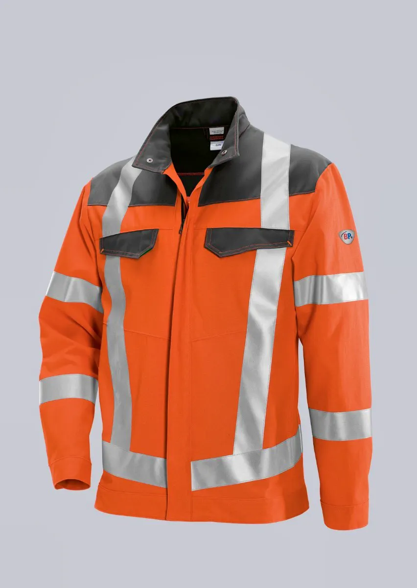 Hohe Sichtbarkeit Orange/Mittelgrau