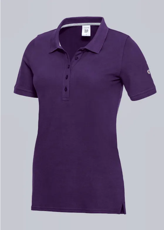 BP® 1716 Poloshirt Stretch-Piqué Slim Fit für Damen