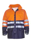 Oranje/marineblauw