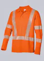BP® 2133 Langarm-Poloshirt, hohe Sichtbarkeit, UV-Schutz Vorschaubild