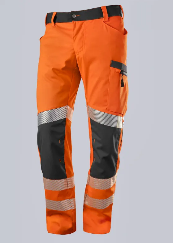 BP® Leichte Stretchhose mit hoher Sichtbarkeit und Knietaschen 2043