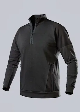 BP® 1828 Sweater Zip Stretch Slim Fit