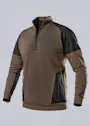 BP® 1828 Sweater Zip Stretch Slim Fit miniatuur