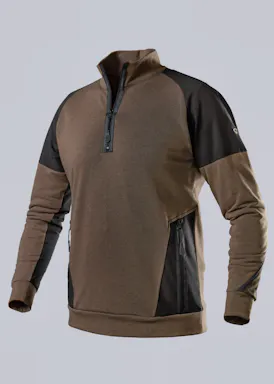 BP® 1828 Sweatshirt Zip-Stretch Slim Fit