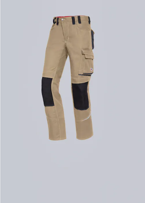 BP® Komfort-Werkhose mit Warnschutz-Streifen und Kniepolstertaschen 1803