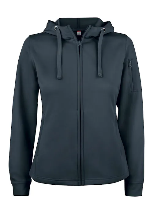 Clique Basic Active Sweat-shirt à capuche FZ pour femmes