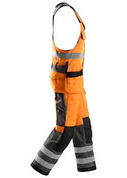 Snickers Workwear 0213 Bodybroek met Holsterzakken Reflecterend High-Visibility miniatuur
