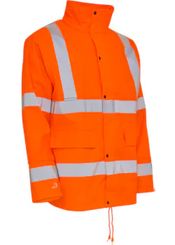 Elka Rainwear 026300R Dry Zone Visible PU Rain Jacket Hi-Vis