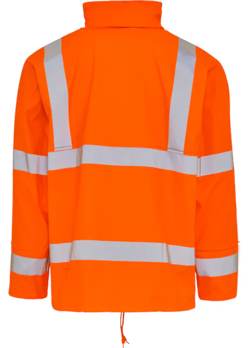 Elka Rainwear 026300R Dry Zone Visible PU Rain Jacket Hi-Vis