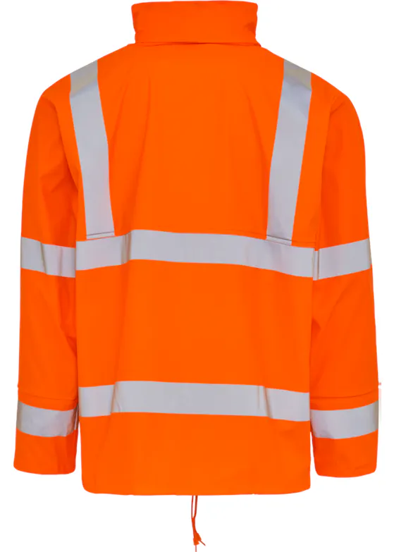 Elka Rainwear 026300R Dry Zone Visible PU Rain Jacket, Hi-Vis