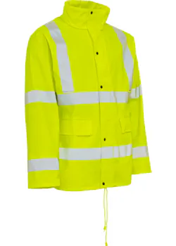 Elka Rainwear 026300R Dry Zone Visible PU Rain Jacket Hi-Vis miniatuur