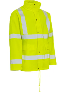 Elka Rainwear 026300R Dry Zone Visible PU Rain Jacket Hi-Vis