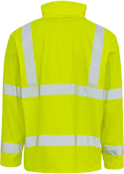 Elka Rainwear 026300R Dry Zone Visible PU Rain Jacket Hi-Vis miniatuur
