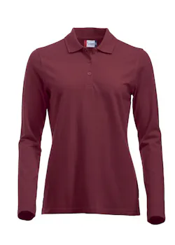 Clique Classic Marion L/S 028247 Poloshirt Modern Fit Dames miniatuur