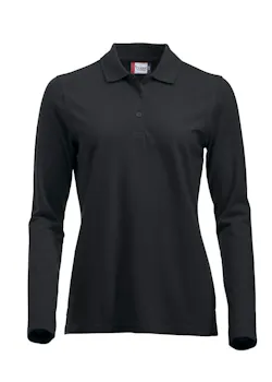 Clique Classic Marion L/S 028247 Poloshirt Modern Fit Dames miniatuur