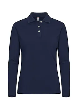 Clique 028263 Poloshirt L/S Stretch Premium miniatuur