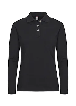 Clique 028263 Poloshirt L/S Stretch Premium miniatuur