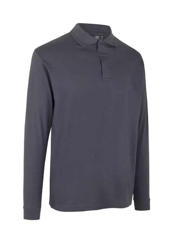 ProWear by ID Identity 0336 Polo Shirt, Long Sleeve, Press-Stud, Regular Fit