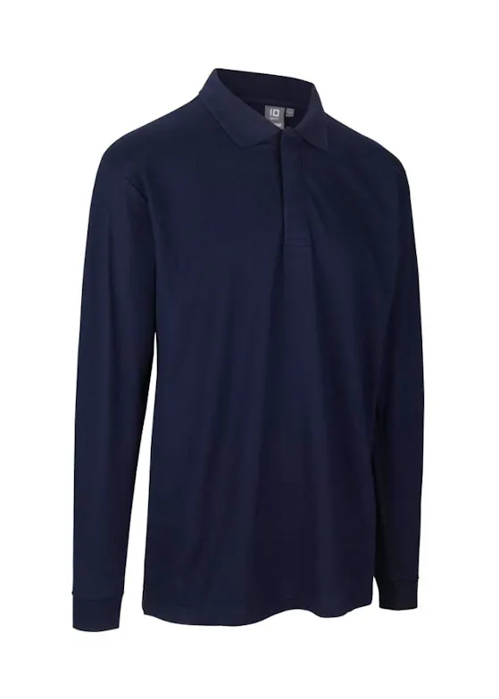 ProWear by ID Identity 0336 Polo Shirt, Long Sleeve, Press-Stud, Regular Fit