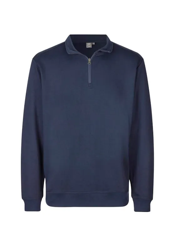ID Identity Pro Wear Care 0384 Sweater Unbrushed ¼ Zip Regular Fit