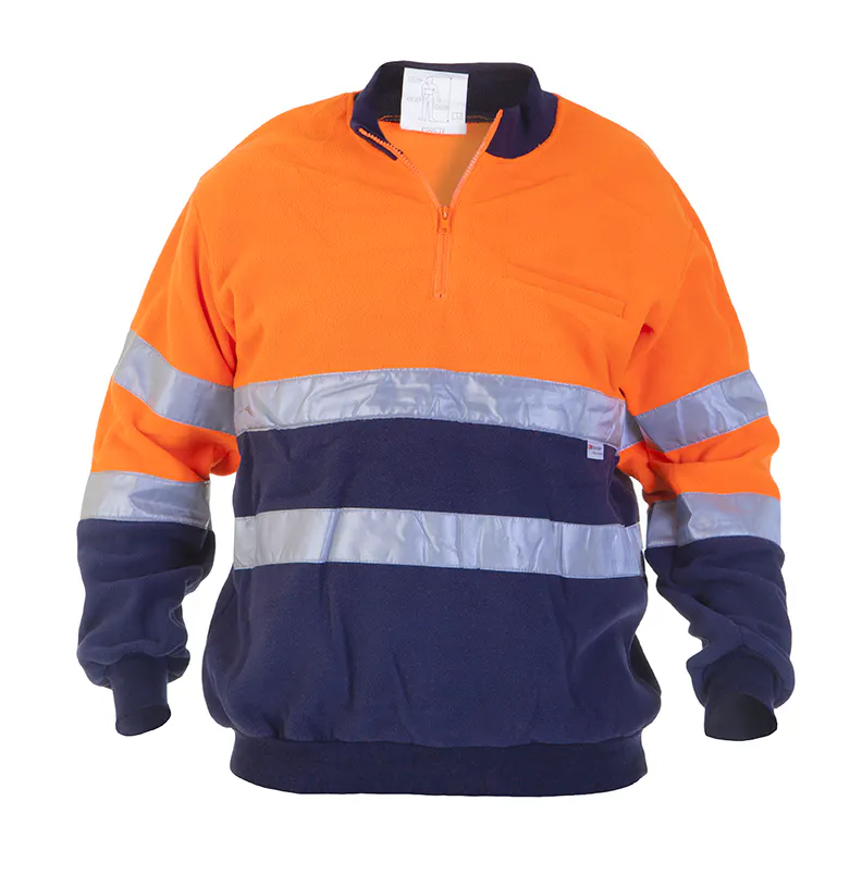 Orange/Marineblau