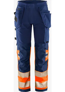 Fristads High Vis Green werkbroek stretch klasse 1 2643 GSTP