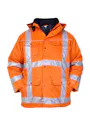 Hydrowear Lokeren hoge zichtbaarheidsjas oranje miniatuur