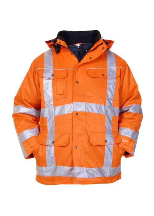 Hydrowear Lokeren High-Visibility-Jacke Orange