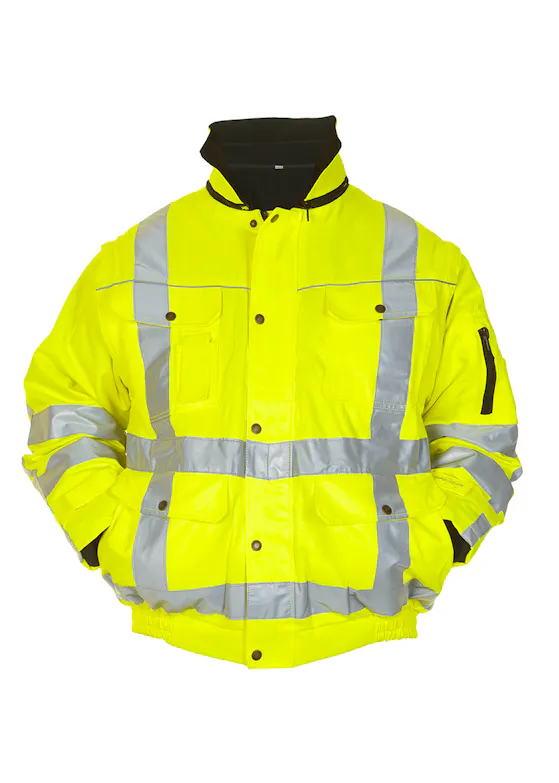 Hydrowear Aberdeen Arbeitsjacke mit hoher Sichtbarkeit gelb