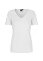 ID Identity Interlock T-shirt 0506 V-neck Slim Fit Dames miniatuur