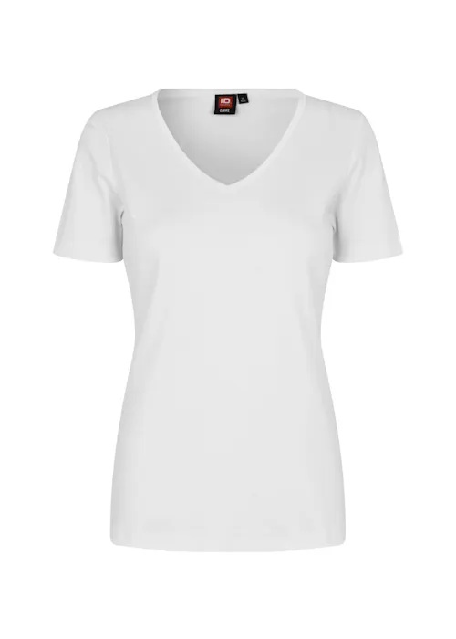 ID Identity Interlock T-shirt 0506 V-neck Slim Fit Dames