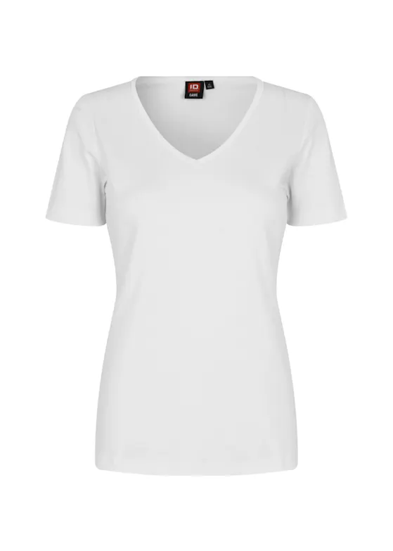 ID Identity Interlock T-shirt 0506 V-neck Slim Fit Dames