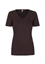 ID Identity Interlock T-shirt 0506 V-neck Slim Fit Dames miniatuur