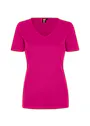 ID Identity Interlock T-shirt 0506 V-neck Slim Fit Dames miniatuur