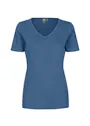 ID Identity Interlock T-shirt 0506 V-neck Slim Fit Dames miniatuur