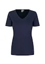 ID Identity Interlock T-shirt 0506 V-neck Slim Fit Dames miniatuur