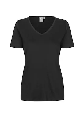 ID Identity Interlock T-Shirt 0506 V-Ausschnitt Slim Damen-Fit