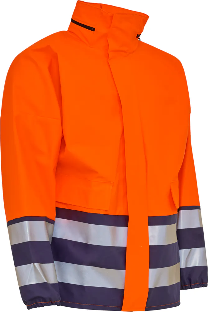 High Vis Oranje/Marineblauw