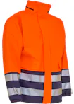High Vis Oranje/Marineblauw