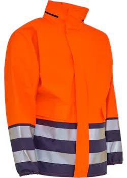 Elka Rainwear 076300R Pu Visible Rain Jacket miniatuur