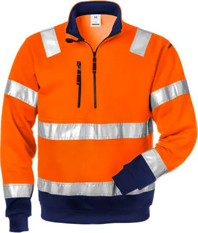 Hi-Vis Oranje/Marineblauw